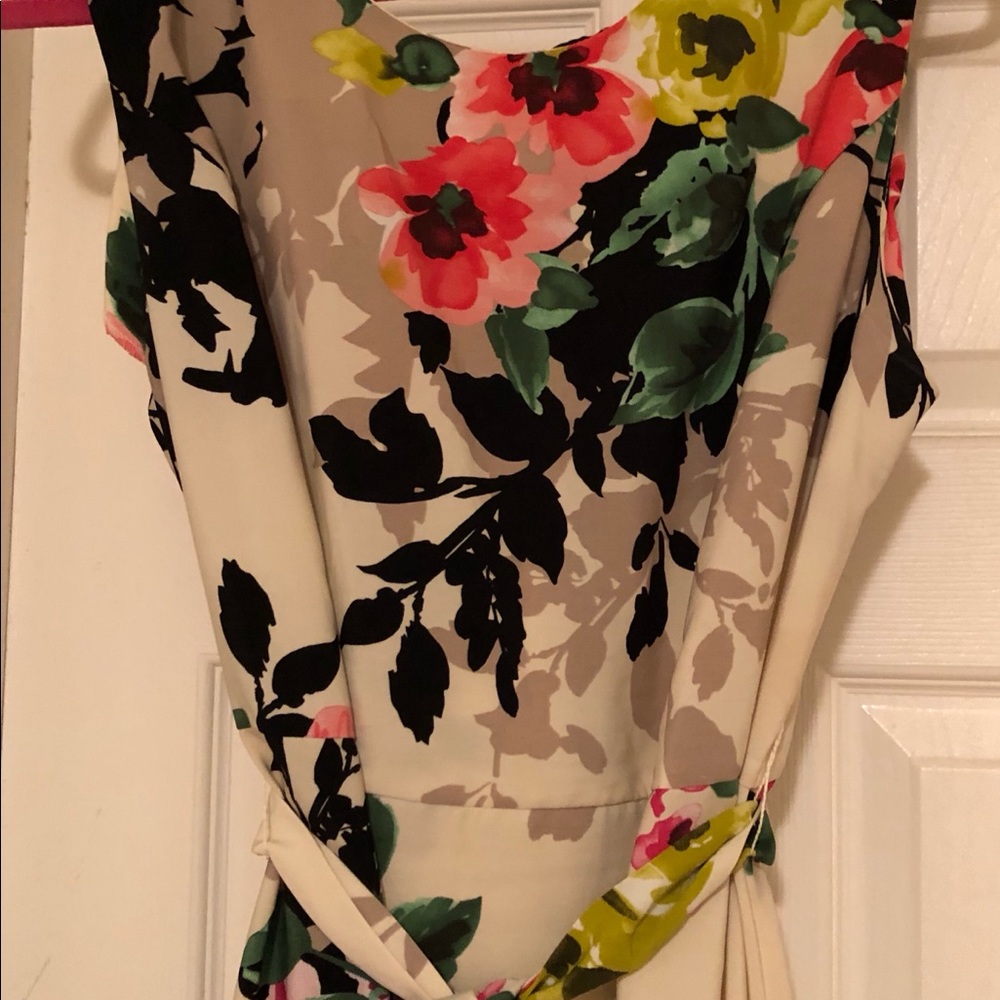 Floral sleeveless Fit & Flare Dress
